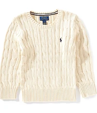 Polo Ralph Lauren Little Boys Long-Sleeve Cable-Knit Sweater