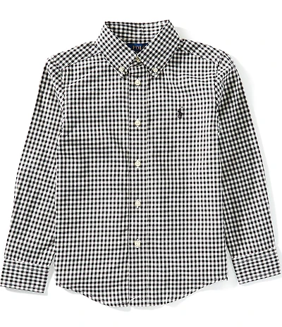 Polo Ralph Lauren Little Boys Long-Sleeve Checked Twill Shirt