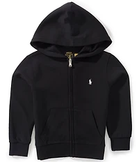 Polo Ralph Lauren Little Boys Long Sleeve Double Knit Hoodie Jacket