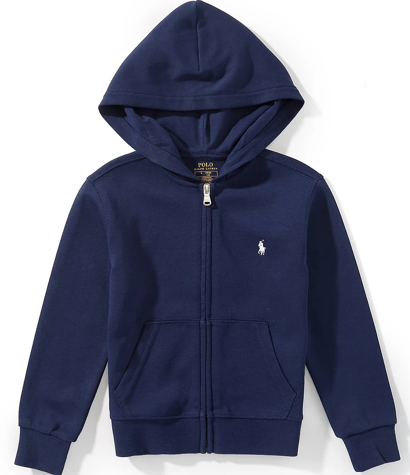 Polo Ralph Lauren Little Boys Long Sleeve Double Knit Hoodie Jacket