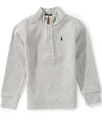 Polo Ralph Lauren Little Boys Long-Sleeve Estate-Rib Quarter-Zip Pullover