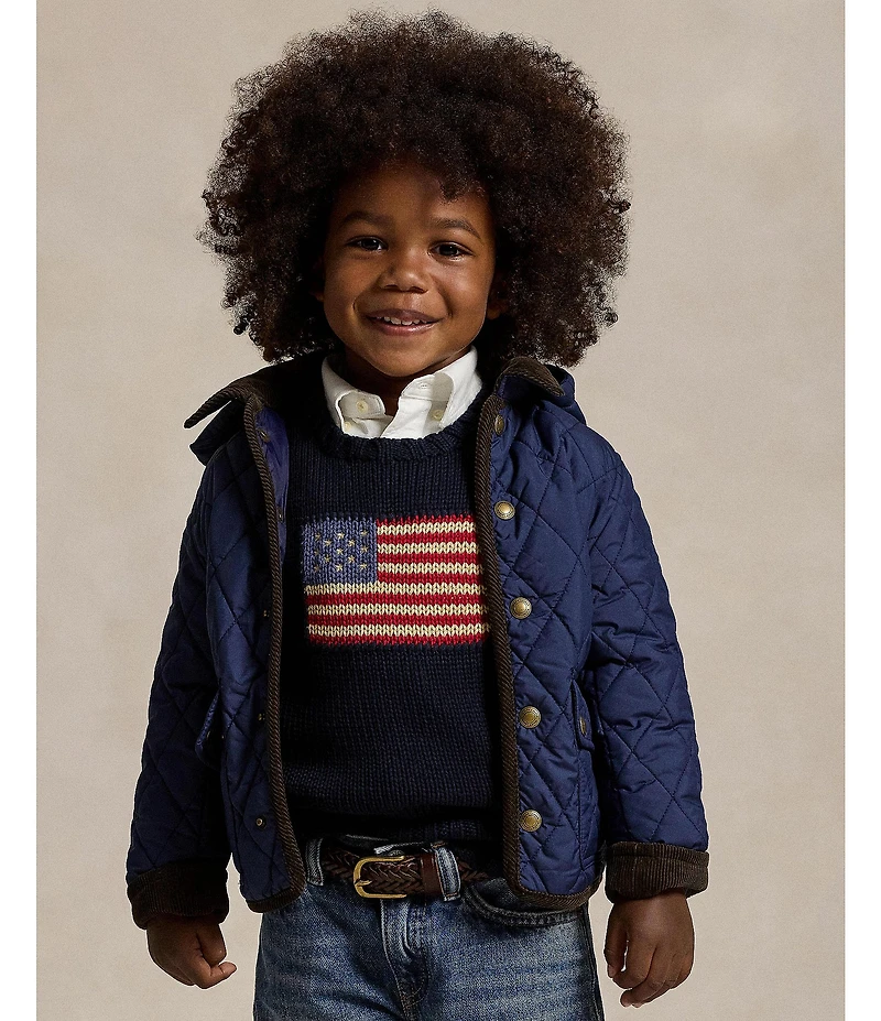 Polo Ralph Lauren Little Boys Long-Sleeve Hooded Barn Jacket