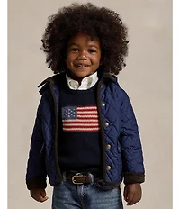 Polo Ralph Lauren Little Boys Long-Sleeve Hooded Barn Jacket