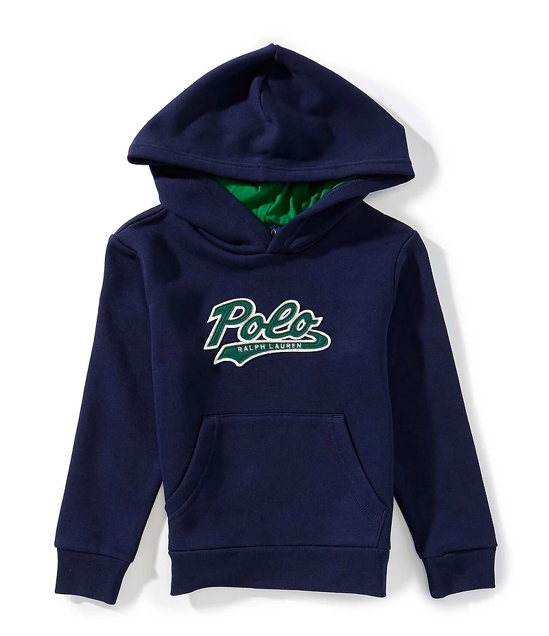Polo Ralph Lauren Little Boys Long-Sleeve Logo Fleece Hoodie