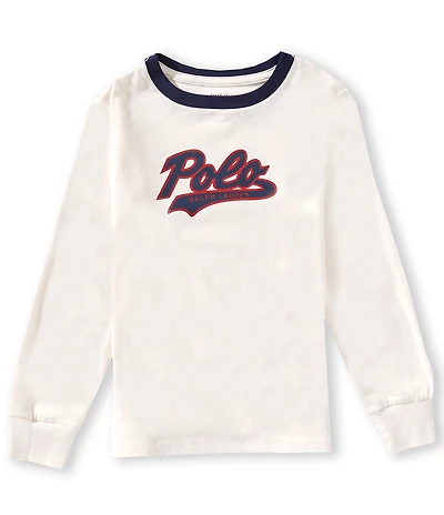 Polo Ralph Lauren Little Boys Long-Sleeve Logo Jersey T-Shirt