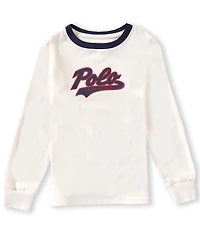 Polo Ralph Lauren Little Boys Long-Sleeve Logo Jersey T-Shirt