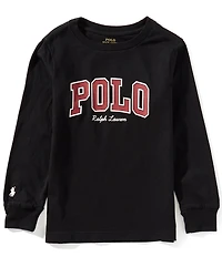 Polo Ralph Lauren Little Boys Long-Sleeve Logo Jersey T-Shirt