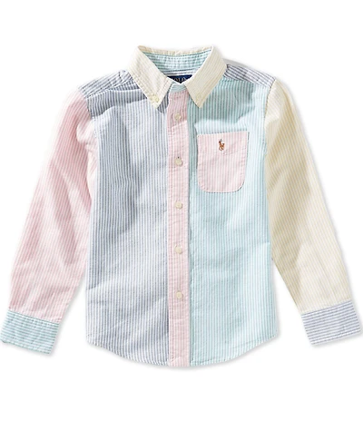 Polo Ralph Lauren Little Boys Long-Sleeve Oxford Fun Shirt