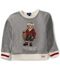 Polo Ralph Lauren Little Boys Long-Sleeve Polo Bear Fleece Sweatshirt