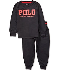 Polo Ralph Lauren Little Boys Long Sleeve Top & Pants Pajama Set