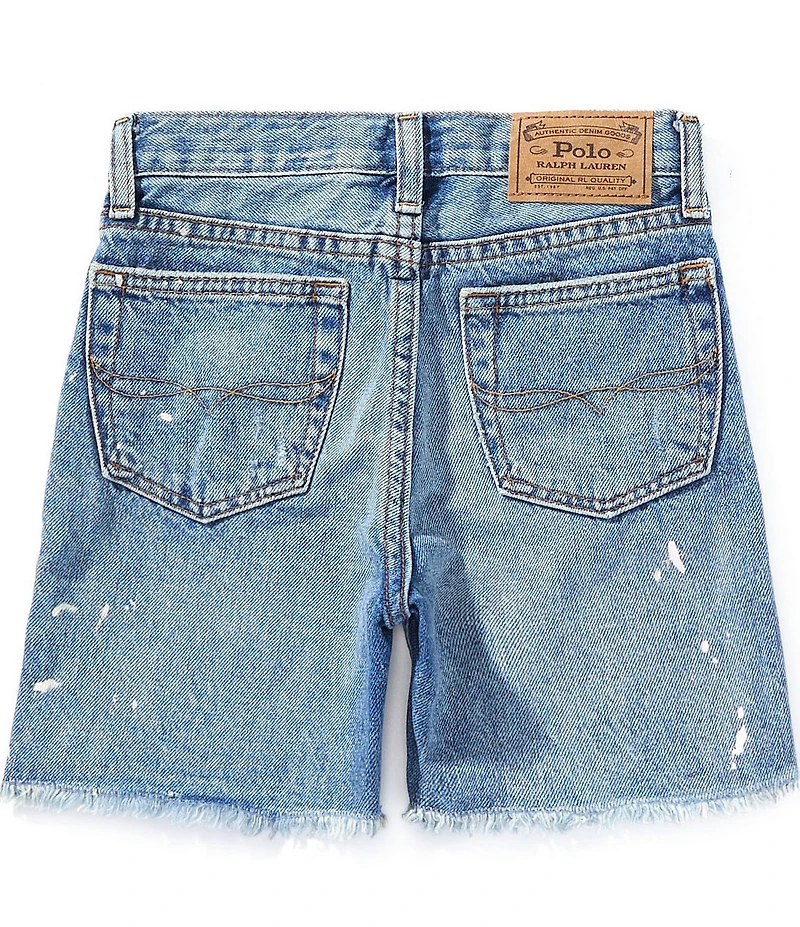 Polo Ralph Lauren Little Boys Lynwood Relaxed Fit Cutoff Denim Shorts