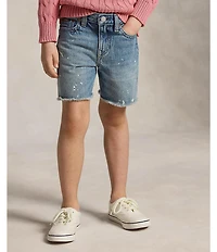 Polo Ralph Lauren Little Boys Lynwood Relaxed Fit Cutoff Denim Shorts