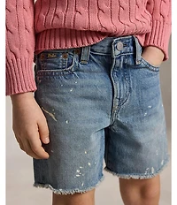 Polo Ralph Lauren Little Boys Lynwood Relaxed Fit Cutoff Denim Shorts
