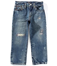 Polo Ralph Lauren Little Boys Lynwood Relaxed Fit Distressed Jeans