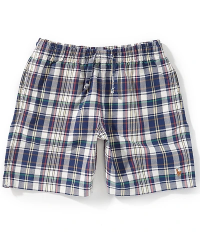 Polo Ralph Lauren Little Boys Plaid Big Fit Oxford Shorts