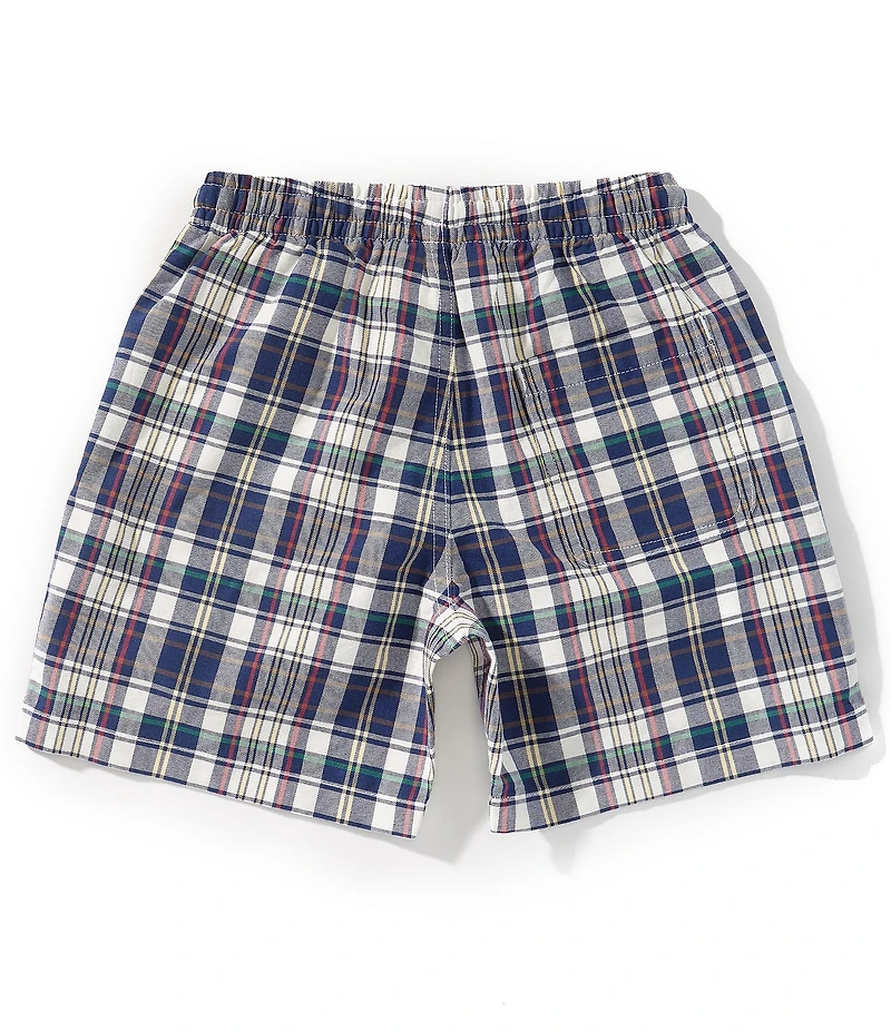 Polo Ralph Lauren Little Boys Plaid Big Fit Oxford Shorts
