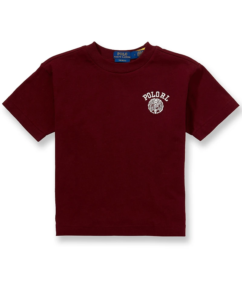 Polo Ralph Lauren Little Boys Short Sleeve Big Fit Heavyweight Jersey T-Shirt