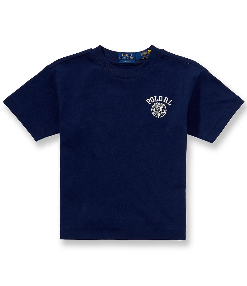 Polo Ralph Lauren Little Boys Short Sleeve Big Fit Heavyweight Jersey T-Shirt