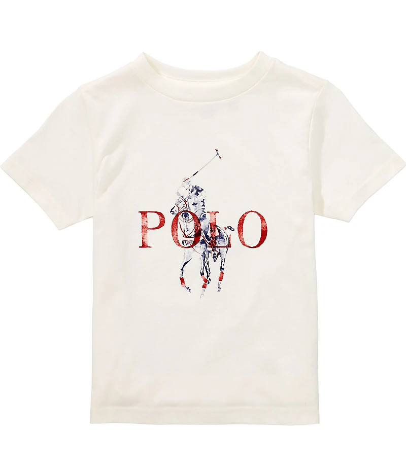 Polo Ralph Lauren Little Boys Short-Sleeve Big Pony Jersey T-Shirt