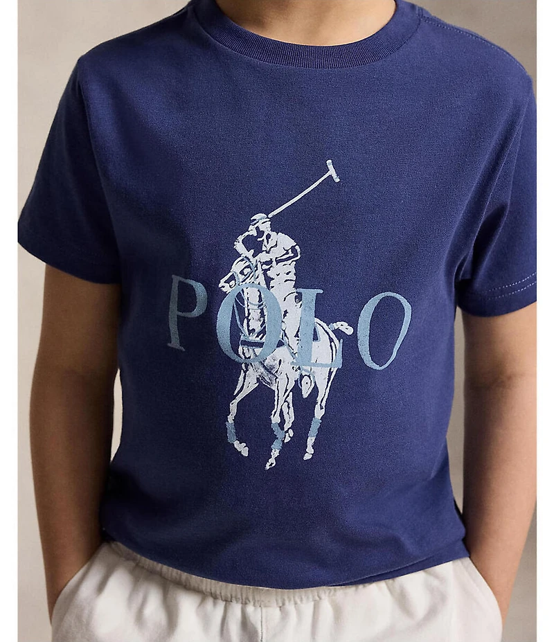 Polo Ralph Lauren Little Boys Short-Sleeve Big Pony Jersey T-Shirt