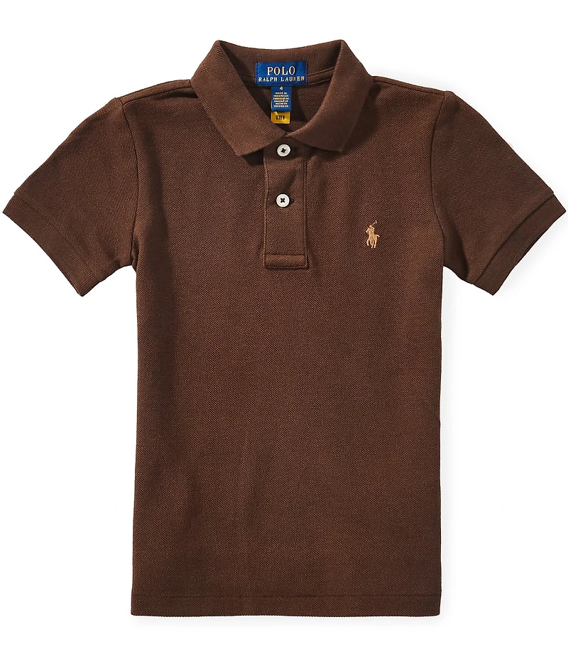 Polo Ralph Lauren Little Boys Short Sleeve Iconic Mesh Polo Shirt