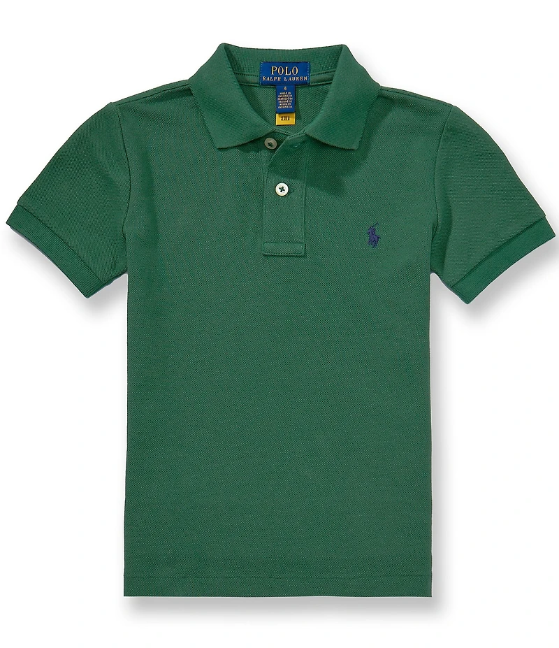 Polo Ralph Lauren Little Boys Short Sleeve Iconic Mesh Polo Shirt