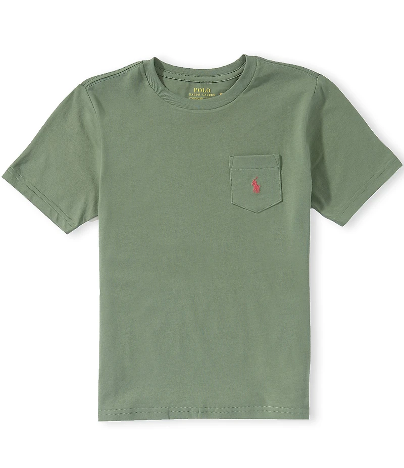 Polo Ralph Lauren Little Boys Short-Sleeve Jersey Pocket Tee