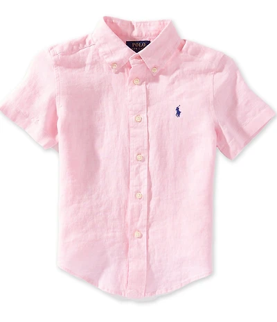 Polo Ralph Lauren Little Boys Short-Sleeve Linen Shirt