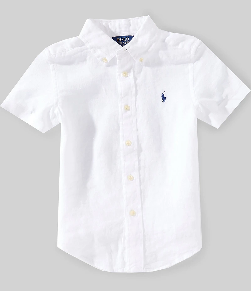 Polo Ralph Lauren Little Boys Short-Sleeve Linen Shirt