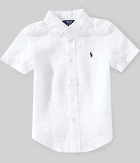 Polo Ralph Lauren Little Boys Short-Sleeve Linen Shirt