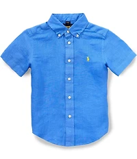Polo Ralph Lauren Little Boys Short-Sleeve Linen Shirt