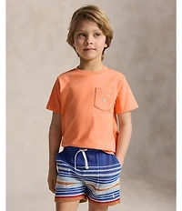Polo Ralph Lauren Little Boys Short-Sleeve Pocket Jersey T-Shirt