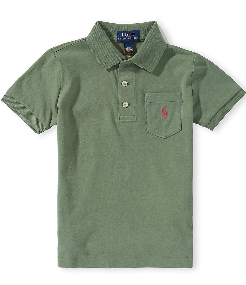 Polo Ralph Lauren Little Boys Short-Sleeve Pocket Polo Shirt