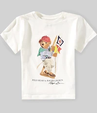 Polo Ralph Lauren Little Boys Short Sleeve Polo Bear Jersey T-Shirt