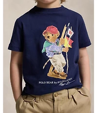 Polo Ralph Lauren Little Boys Short Sleeve Polo Bear Jersey T-Shirt