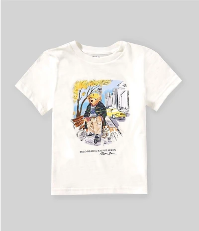 Polo Ralph Lauren Little Boys Short-Sleeve Polo Bear Jersey T-Shirt