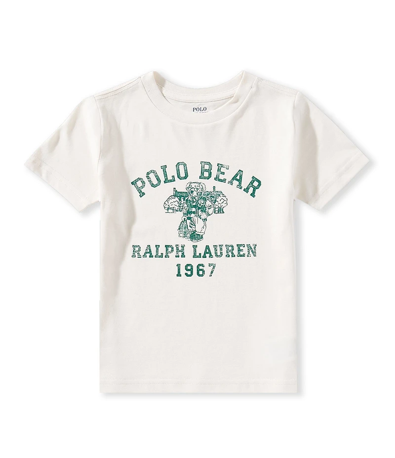 Polo Ralph Lauren Little Boys Short-Sleeve Polo Bear Jersey T-Shirt