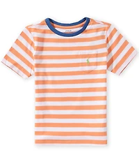 Polo Ralph Lauren Little Boys Short-Sleeve Striped Pocket Jersey T-Shirt