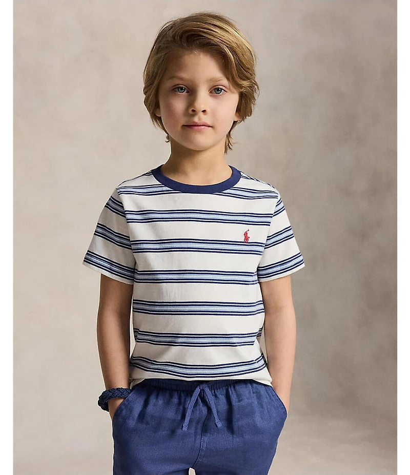 Polo Ralph Lauren Little Boys Short-Sleeve Striped T-Shirt