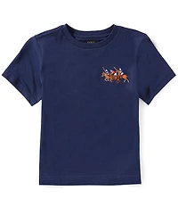 Polo Ralph Lauren Little Boys Short-Sleeve Triple-Pony Jersey T-Shirt