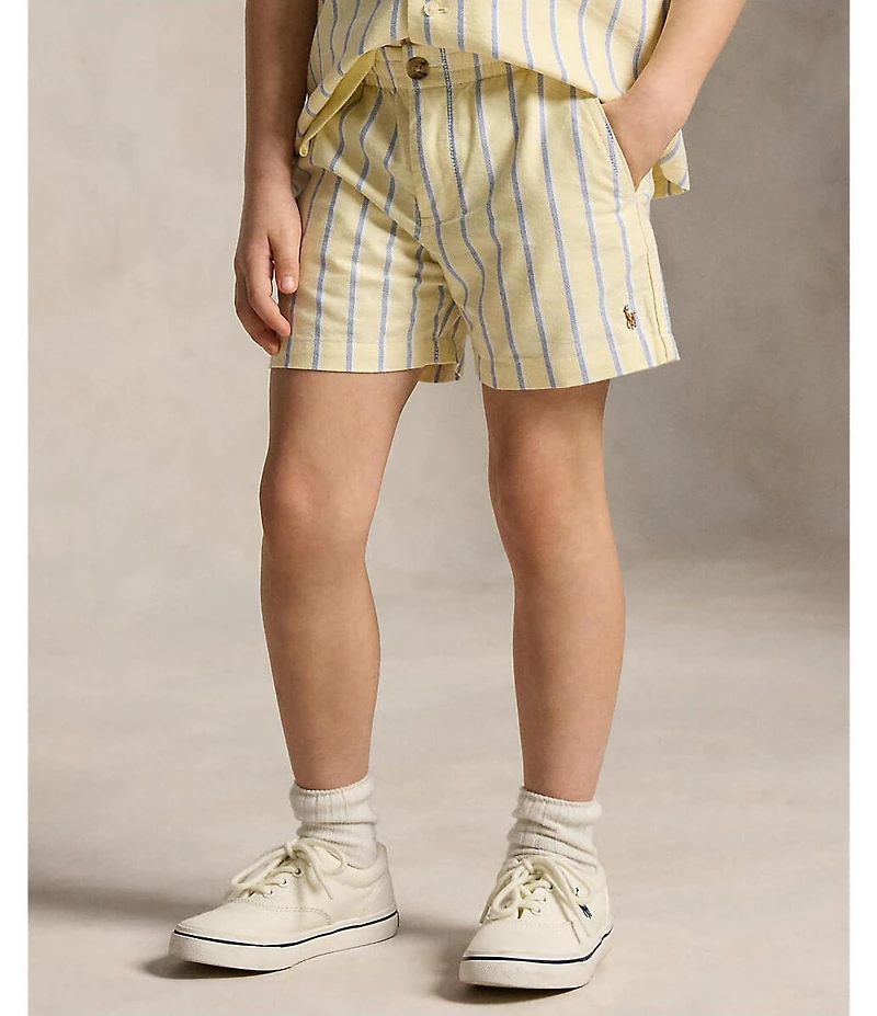 Polo Ralph Lauren Little Boys Striped French Terry Shorts