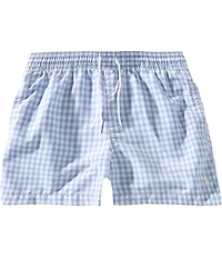 Polo Ralph Lauren Little Boys Traveler Gingham-Printed Swim Trunks