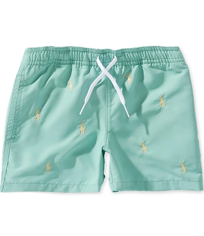 Polo Ralph Lauren Little Boys Traveler Polo Pony Swim Trunks