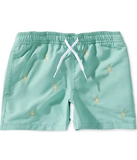 Polo Ralph Lauren Little Boys Traveler Polo Pony Swim Trunks