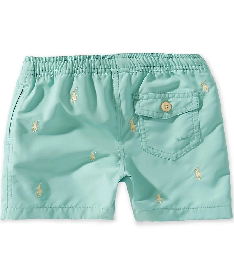 Polo Ralph Lauren Little Boys Traveler Polo Pony Swim Trunks
