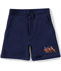 Polo Ralph Lauren Little Boys Triple-Pony Fleece Shorts