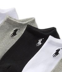 Polo Ralph Lauren Little Girls Performance Cushioned Solid Low Cut Sock 6-Pack