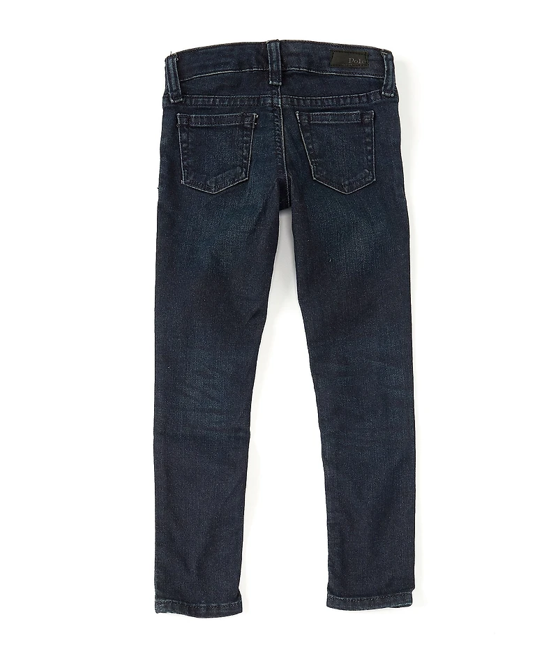 Polo Ralph Lauren Little Girls Aubrie Knit Denim Legging Jeggings