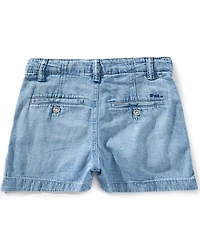 Polo Ralph Lauren Little Girls Denim Shorts