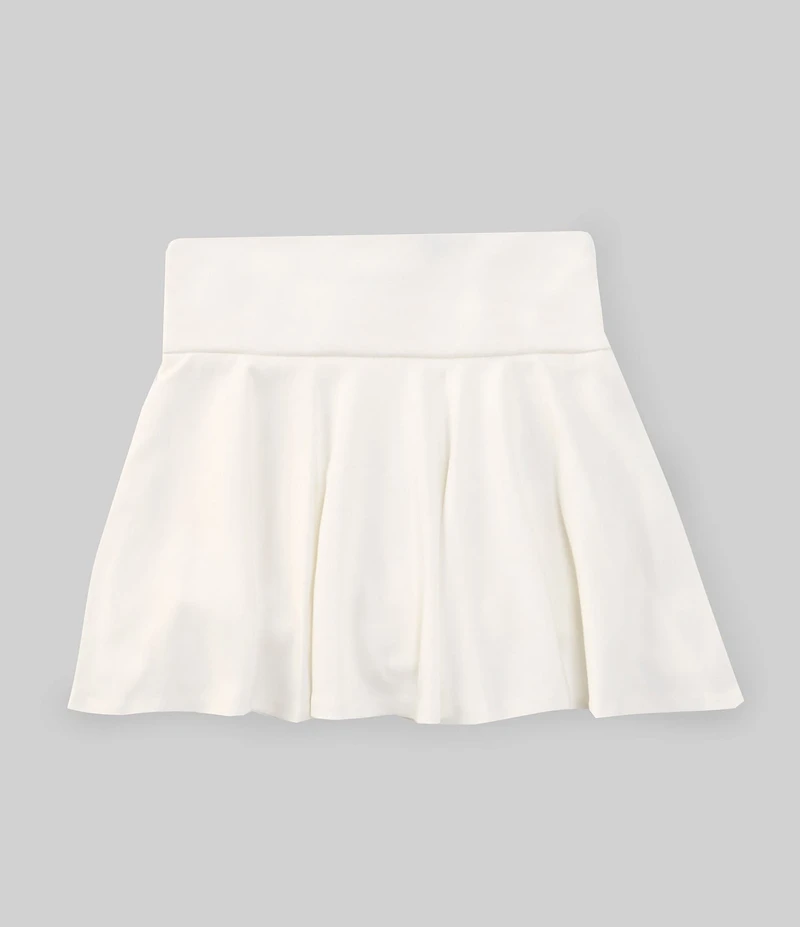 Polo Ralph Lauren Little Girls Flounced Stretch Ponte Skort